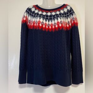 TOMMY HILFIGER MULTICOLOR KNIT SWEATER SIZE 1X